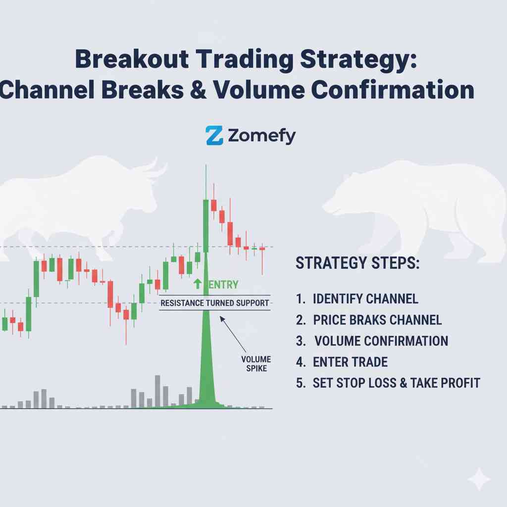 Breakout Trading Strategy: Channel Breaks & Volume Confirmation