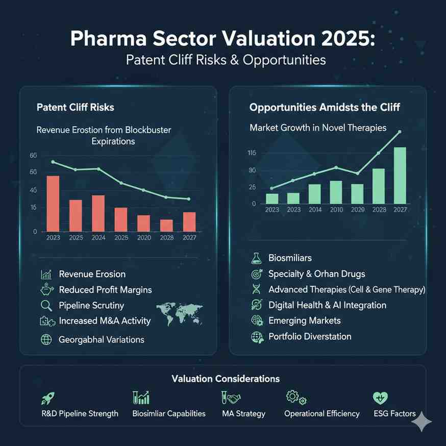 Pharma Sector Valuation 2025: Patent Cliff Risks & Opportunities